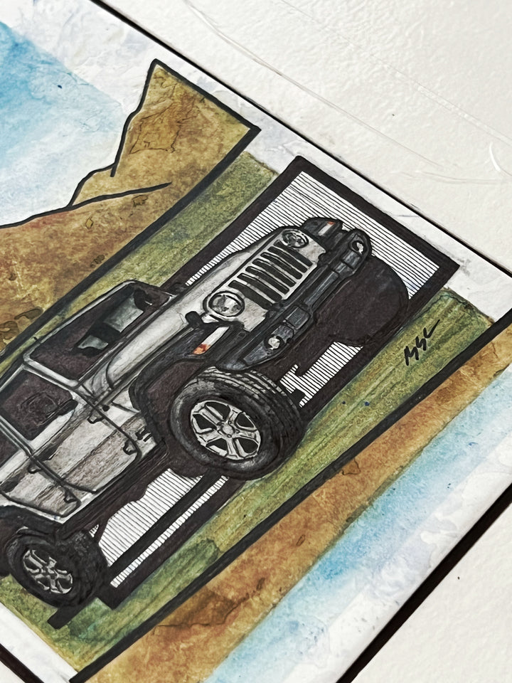 Inspiration from @juice45_jl’s Wrangler | Handmade Artwork