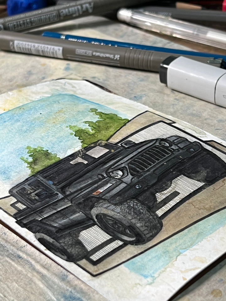 Inspiration from @mofasajeep’s Gladiator | Handmade Artwork