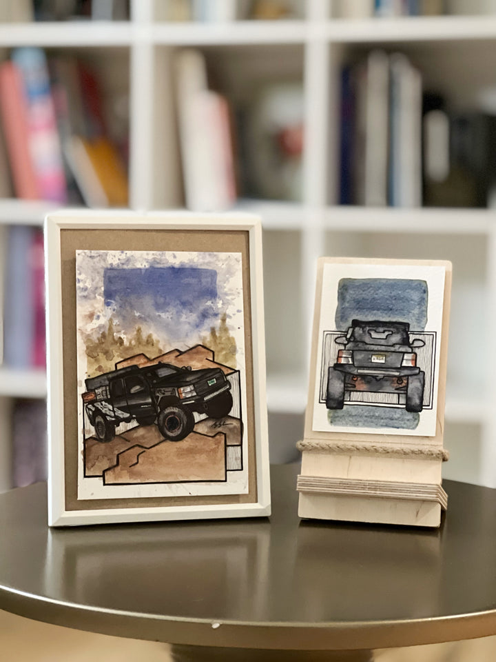 Inspiration from @overland_fo_sho’s Silverado | Handmade Artwork