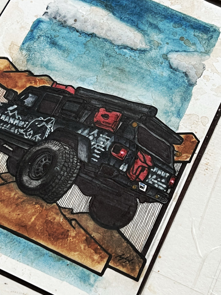 Inspiration from @krawl3r_2.0’s Jeep| Handmade Artwork