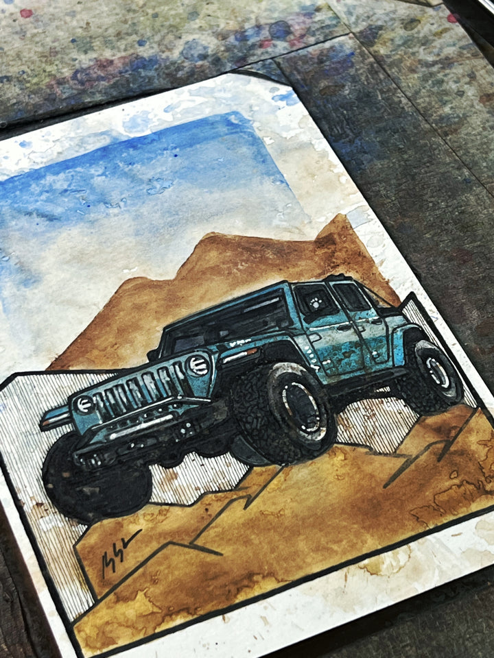 Inspiration from @kneedeepjeep’s Wrangler/ Handmade Artwork