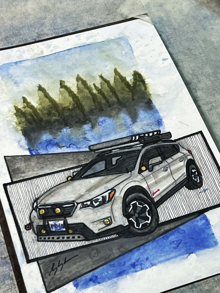 Inspiration from @sage_the_crosstrek’s Crosstrek/ Handmade Artwork