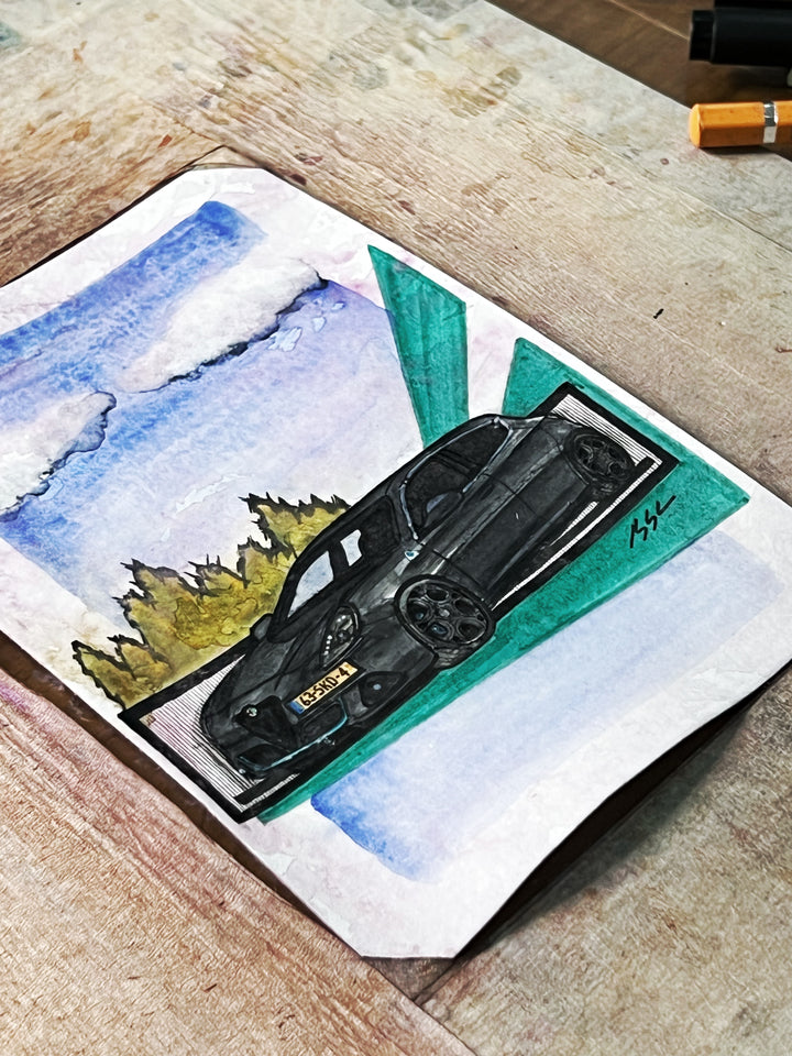 Inspiration from a Giulietta| Handmade Artwork