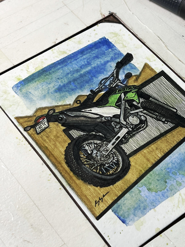 Inspiration from @jeepin.the.north’s kawasaki | Handmade Artwork