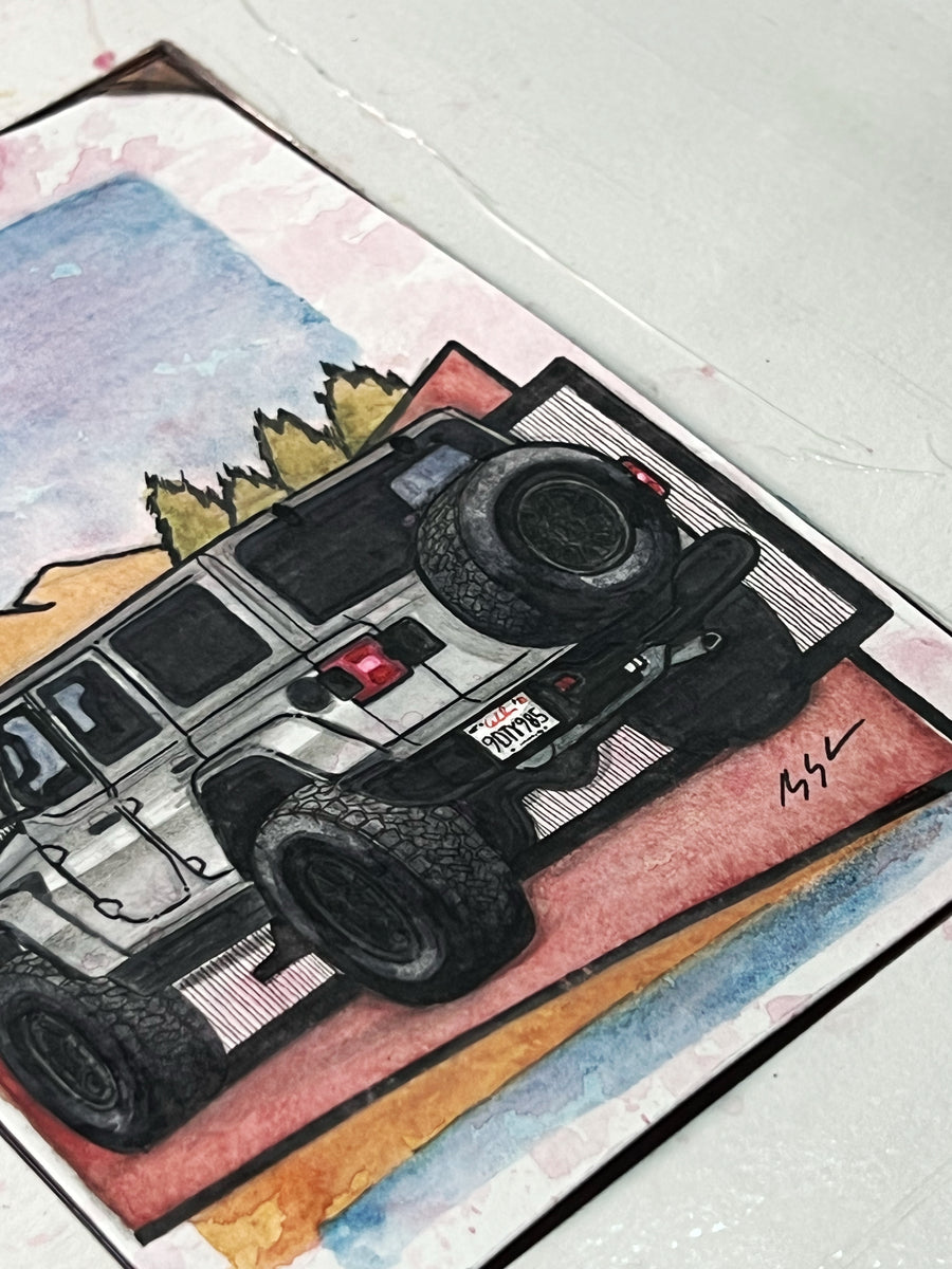 Inspiration from @crimson_jt’s Jeep | Handmade Artwork