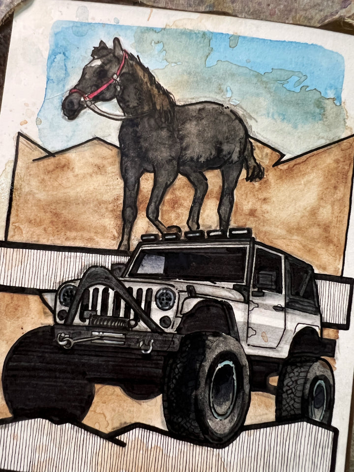 Inspiration from @natireyes2000’s Wrangler| Handmade Artwork