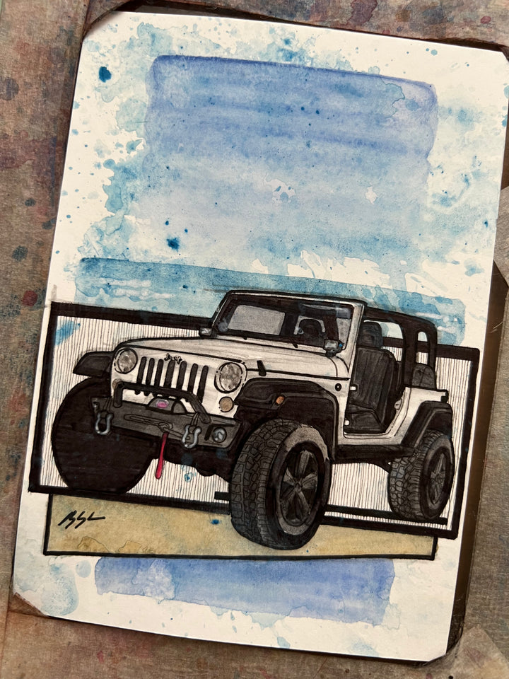 Inspiration from @vivianatr’s Wrangler + 2 Wrangler and a Dog | Handmade Artwork