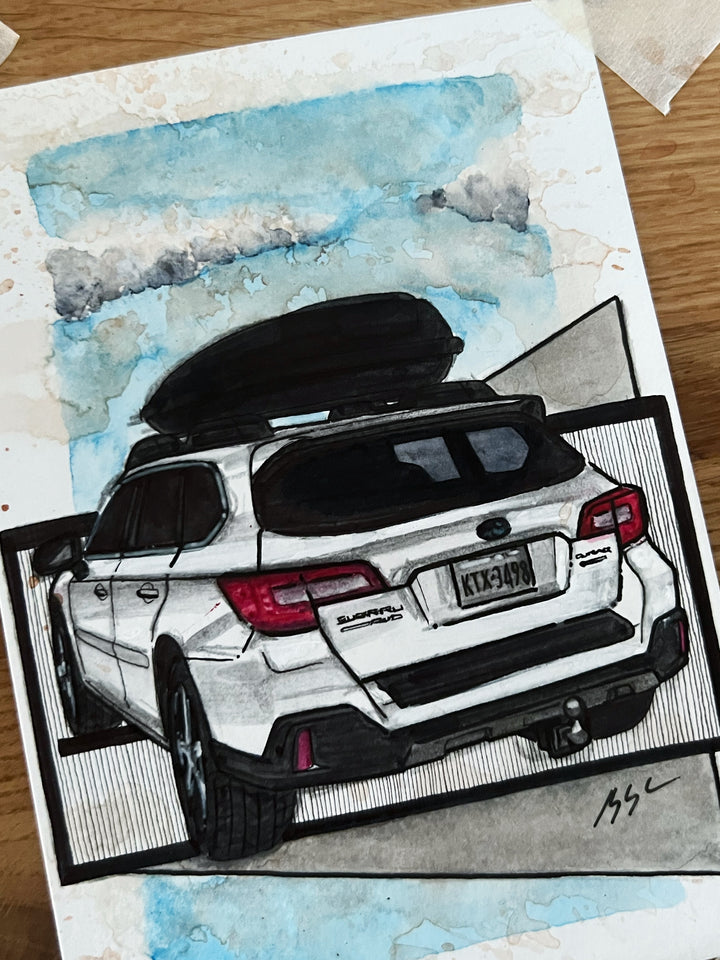 Inspiration from @thatwhitewagon18’s Outback| Handmade Artwork