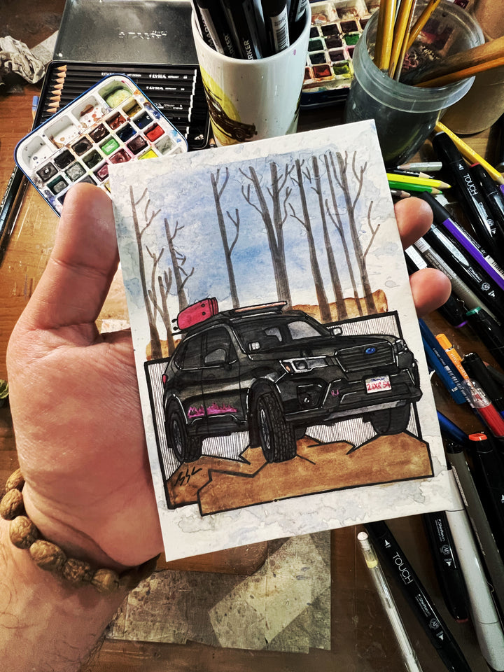 Inspiration from @subi.nova’s Forester/ Handmade Artwork