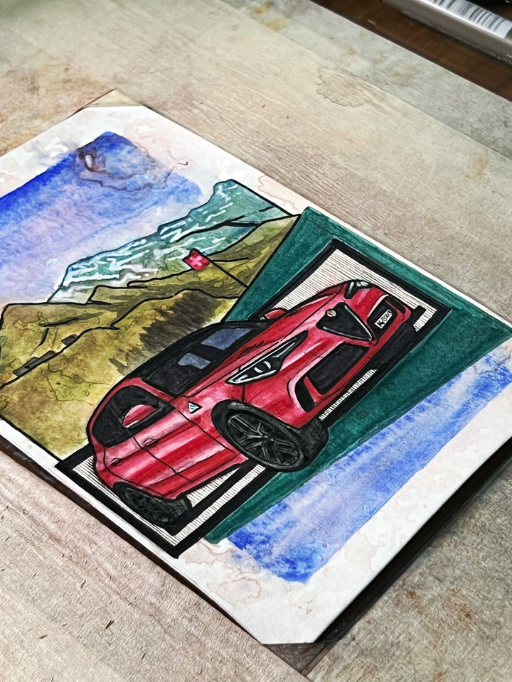 Inspiration from @miss_smurf’s Stelvio | Handmade Artwork