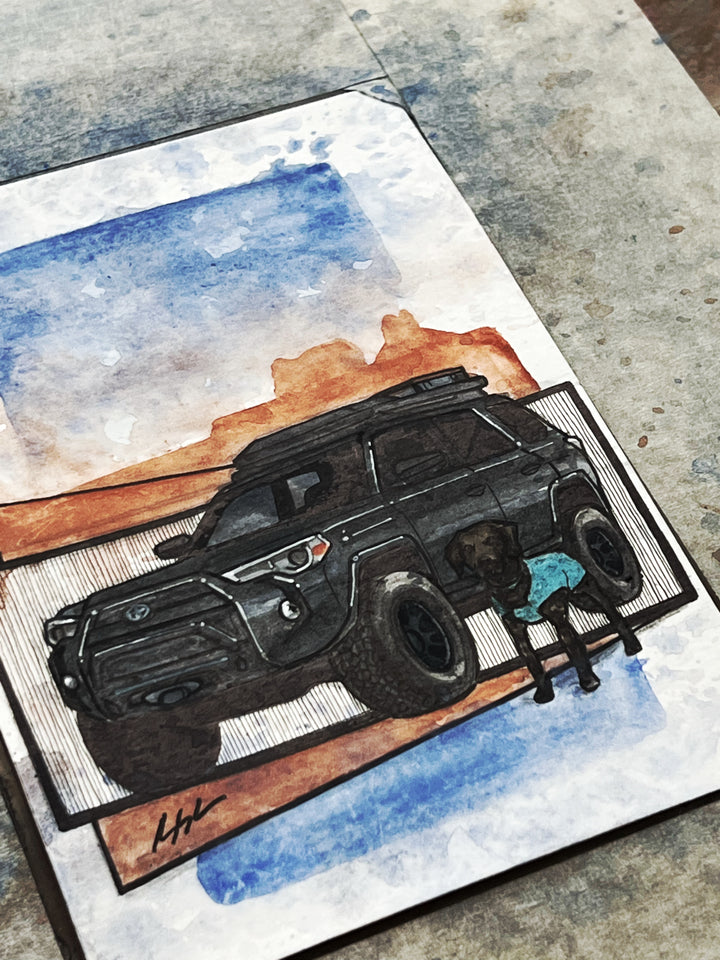 Inspiration from @winstonpoints’s 4Runner/ Handmade Artwork