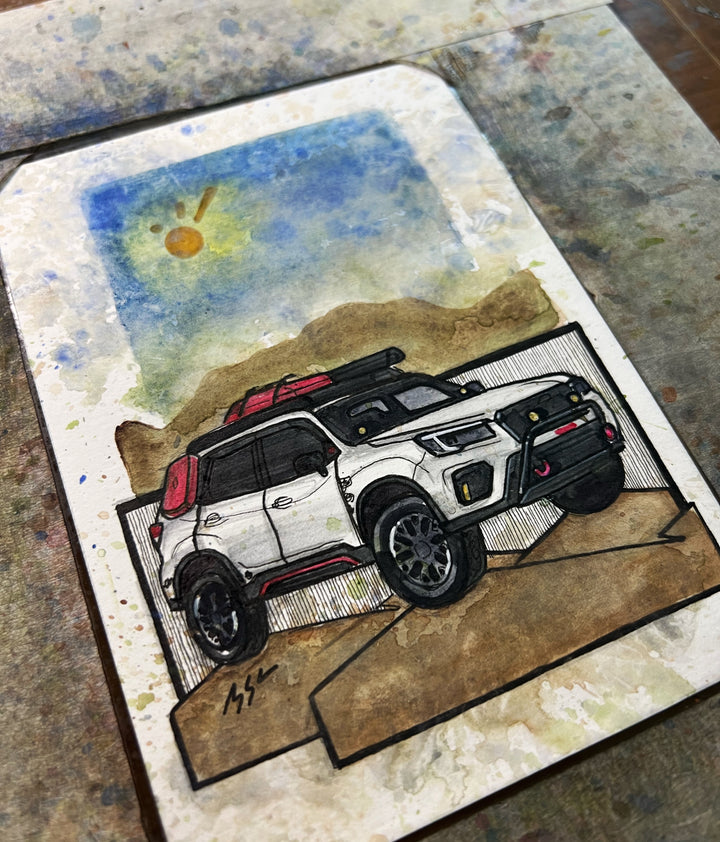 Inspiration from @overlanding_rt's Forester / Handmade Artwork