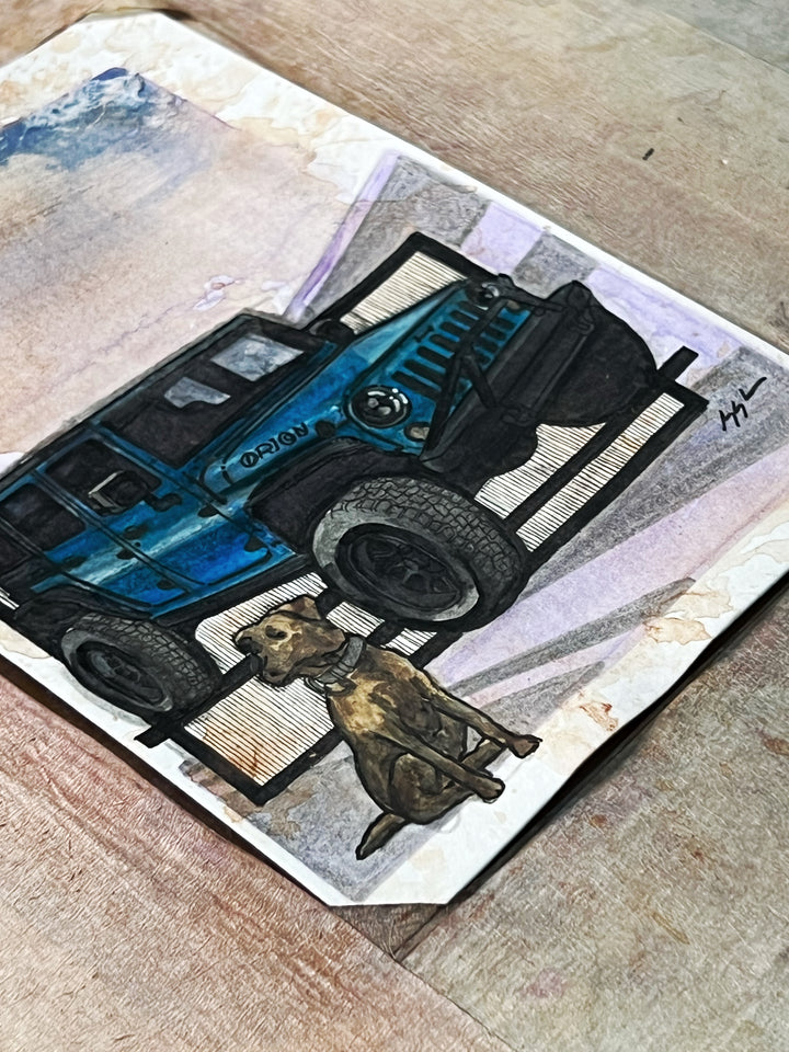 Inspiration from @orion.jku’s Jeep | Handmade Artwork