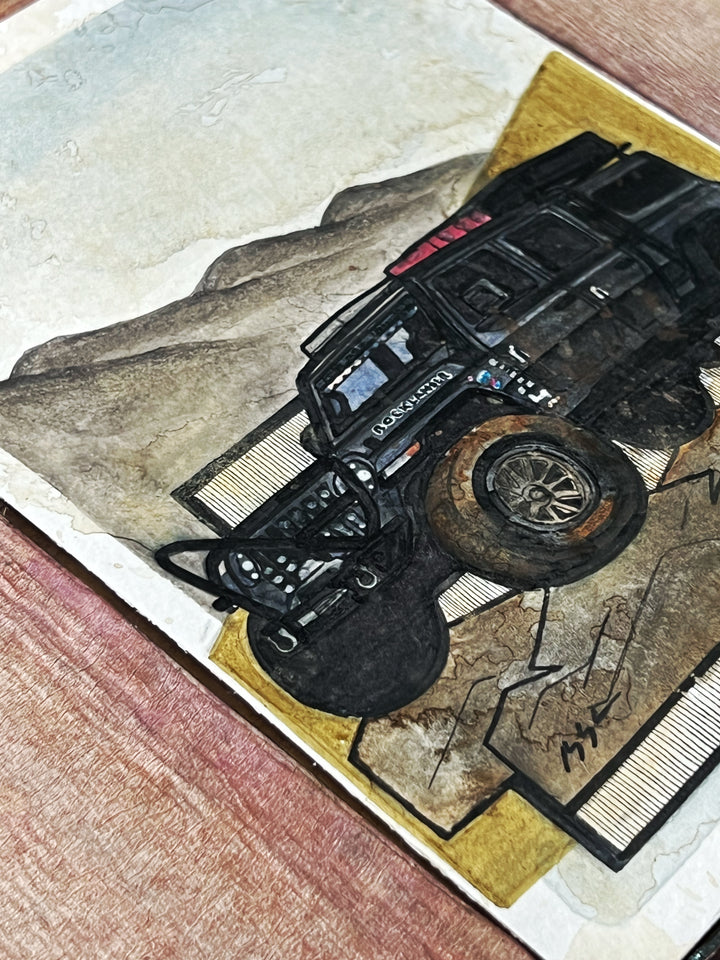 Inspiration from @rocklander_gladiator’s Jeep | Handmade Artwork