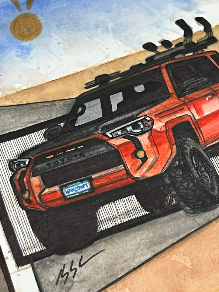 Inspiration from @new.eragarage’s Crosstrek and 4Runner| Handmade Artwork