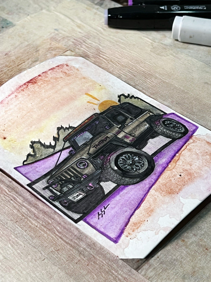 Inspiration from @tantrumthetj’s Jeep | Handmade Artwork