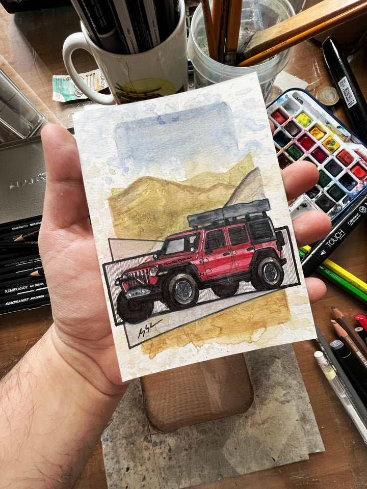 Inspiration from @offroad_gocart’s Jeep/ Handmade Artwork