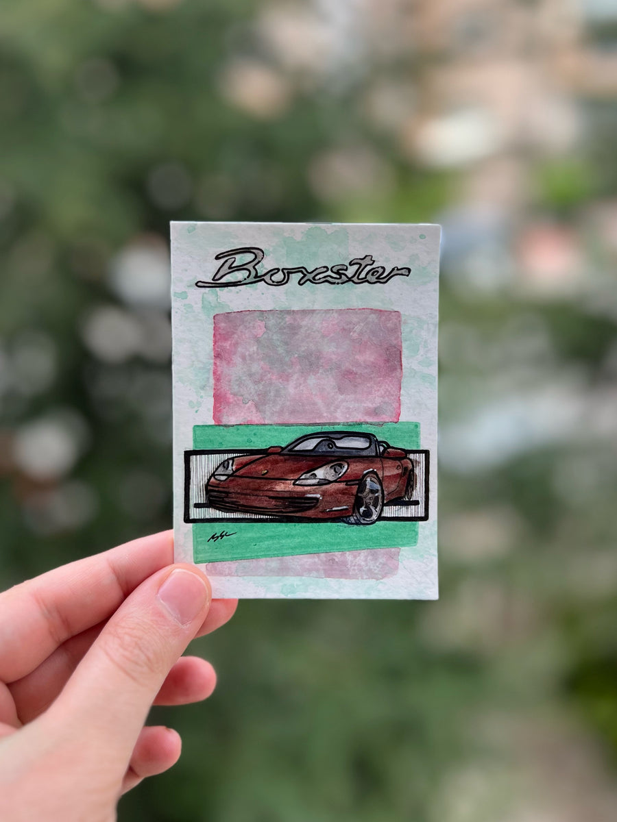 Inspiration from @boxst_wine’s Boxster | Handmade Artwork