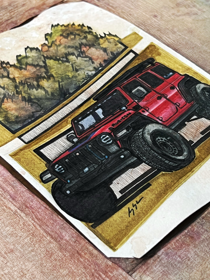 Inspiration from @wanda4xe’s Wrangler 4xe| Handmade Artwork