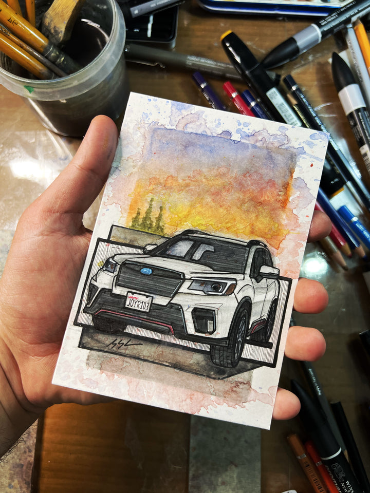 Inspiration from @musubiesport's Forester / Handmade Artwork