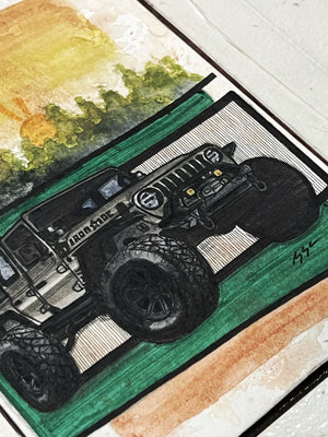Inspiration from @ironhide.jeep.jlu’s Jeep| Handmade Artwork