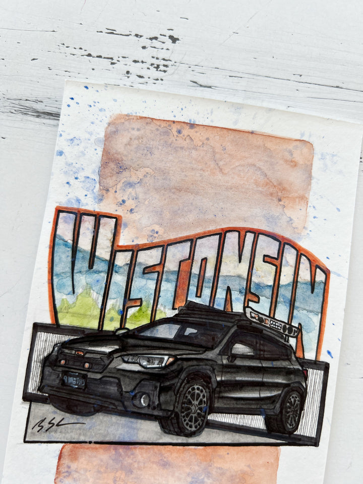 Inspiration from @_darkwraith_’s Crosstrek| Handmade Artwork