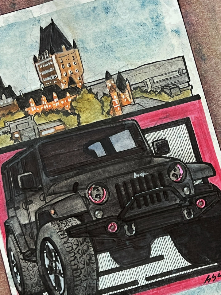 Inspiration from @rhino.mirage_jku’s Wrangler | Handmade Artwork