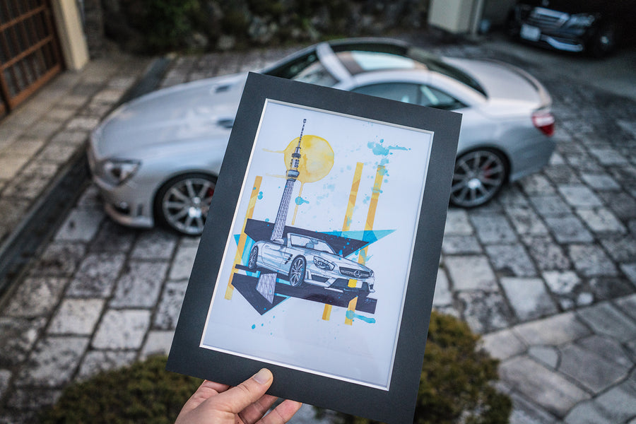 BESPOKE Handmade ARTWORK For Your Car (A5-A4-A3-A2-A1 and A0 Size)