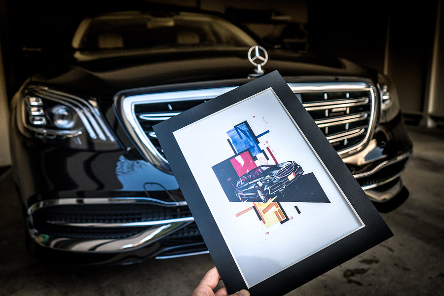 BESPOKE Handmade ARTWORK For Your Car (A5-A4-A3-A2-A1 and A0 Size)